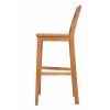 Java Cross Tall Fully Assembled Solid Oak Bar Stool - £20 OFF FLASH SALE - 7