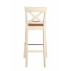 Java Cross Cream Painted Fully Assembled Tall Bar Stool - £60 OFF FLASH SALE - 10