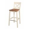 Java Cross Cream Painted Fully Assembled Tall Bar Stool - £60 OFF FLASH SALE - 7