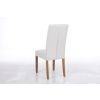 Kensington Beige Fabric Dining Chair Oak Legs - SUMMER SALE - 4