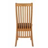 Lichfield Dark Brown Leather Assembled Solid Oak Dining Chair - £20 OFF FLASH SALE - 6
