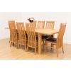 Lichfield 240cm Double Extending Oak Dining Table - SUMMER SALE - 12