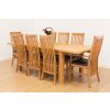 Lichfield 240cm Double Extending Oak Dining Table - SUMMER SALE - 22