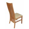 Lichfield Cream Leather Solid Oak Dining Room Chair - 10% OFF SUMMER SALE - 10
