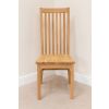 Lichfield Solid Oak Dining Chair with Timber Seat - 10% OFF SUMMER SALE - 7