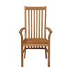 Lichfield Solid Oak Assembled Carver Dining Chair - £20 OFF SUMMER SALE - 5