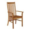 Lichfield Solid Oak Assembled Carver Dining Chair - £20 OFF SUMMER SALE - 4