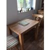 Small Solid Oak Dining Table Minsk 80cm x 60cm 2 Seater - £20 OFF SUMMER SALE - 2