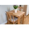 Small Solid Oak Dining Table Minsk 80cm x 60cm 2 Seater - £20 OFF SUMMER SALE - 12