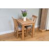 Small Solid Oak Dining Table Minsk 80cm x 60cm 2 Seater - £20 OFF SUMMER SALE - 11