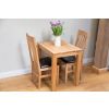 Small Solid Oak Dining Table Minsk 80cm x 60cm 2 Seater - £20 OFF SUMMER SALE - 8