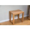 Minsk Oak 60cm Table and 2 Victoria Linen Chairs - 5