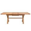 Provence 1.6m to 2.0m Extending  Cross Leg Oak Dining Table - £110 OFF FLASH SALE - 13