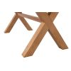 Provence 1.6m to 2.0m Extending  Cross Leg Oak Dining Table - £110 OFF FLASH SALE - 14