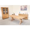 Provence 2.3m Extending Cross Leg Oak Dining Table - SUMMER SALE - 7