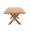 Provence 2.8m Double Extending Cross Leg Oak Table - £300 OFF FLASH SALE - 18