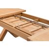 Provence 2.8m Double Extending Cross Leg Oak Table - £300 OFF FLASH SALE - 10