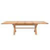 Provence 2.8m Double Extending Cross Leg Oak Table - £300 OFF FLASH SALE - 12