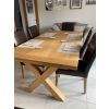 Provence 2.8m Double Extending Cross Leg Oak Table - £300 OFF FLASH SALE - 4