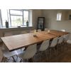 Provence 2.8m Double Extending Cross Leg Oak Table - £300 OFF FLASH SALE - 2