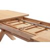 Provence 3.4m Double Extending X Leg Oak Table Oval Corners - £300 OFF SUMMER SALE - 8