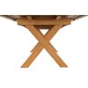 Provence 3.4m Double Extending X Leg Oak Table Oval Corners - £300 OFF SUMMER SALE - 11