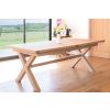 Provence 3.4m Large Double Extending X Leg Oak Dining Table - £300 OFF SUMMER SALE - 5