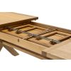 Provence 3.4m Large Double Extending X Leg Oak Dining Table - £300 OFF SUMMER SALE - 16