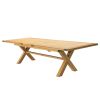 Provence 3.4m Large Double Extending X Leg Oak Dining Table - £300 OFF SUMMER SALE - 18