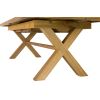 Provence 3.4m Large Double Extending X Leg Oak Dining Table - £300 OFF SUMMER SALE - 21