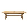 Provence 3.4m Large Double Extending X Leg Oak Dining Table - £300 OFF SUMMER SALE - 23