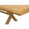 Provence 3.4m Large Double Extending X Leg Oak Dining Table - £300 OFF SUMMER SALE - 10