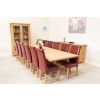 Provence 3.4m Large Double Extending X Leg Oak Dining Table - £300 OFF SUMMER SALE - 25