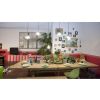 Provence 3.4m Large Double Extending X Leg Oak Dining Table - £300 OFF SUMMER SALE - 30