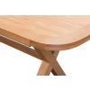 Provence 1.6m to 2.0m Cross Leg Oak Extending Dining Table with Oval Corners - £110 OFF FLASH SALE - 10