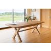 Provence 2.8m Large Double Extending Cross Leg Dining Table - £300 OFF FLASH SALE - 4