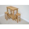 Tutbury Oak Breakfast Console Table 2 Refectory Oak Stools - SUMMER MEGA DEAL - 8