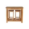 Tutbury Oak Breakfast Console Table 2 Refectory Oak Stools - SUMMER MEGA DEAL - 3