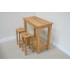 Tutbury Oak Breakfast Console Table 2 Refectory Oak Stools - SUMMER MEGA DEAL - 11