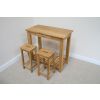 Tutbury Oak Breakfast Console Table 2 Refectory Oak Stools - SUMMER MEGA DEAL - 12