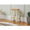 Tutbury Cream Painted Assembled Oak Kitchen Bar Stool - 10% OFF SUMMER SALE - 2