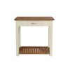 Tutbury Cream Painted Oak Breakfast Bar Table - 10% OFF SUMMER SALE - 3