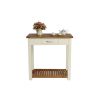 Tutbury Cream Painted Oak Breakfast Bar Table - 10% OFF SUMMER SALE - 4