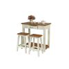 Tutbury Cream Painted Oak Breakfast Table Kitchen Stool Set - SUMMER SALE - 5