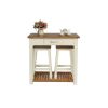 Tutbury Cream Painted Oak Breakfast Table Kitchen Stool Set - SUMMER SALE - 6