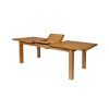 Country Oak 1.8m to 2.3m Butterfly Extending Oak Dining Table - £100 OFF SUMMER SALE - 5