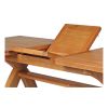 180cm to 230cm Country Oak Cross Leg Extending Table - £100 OFF SUMMER SALE - 9