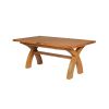 180cm to 230cm Country Oak Cross Leg Extending Table - £100 OFF SUMMER SALE - 10