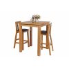 Tall Country Oak Breakfast Bar Table 80cm Square - SUMMER SALE - 4