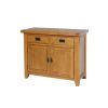 Country Oak 100cm Small Assembled Oak Sideboard - £60 OFF FLASH SALE - 5